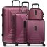  Essentials 14 4-wheel suitcase set + beauty case 4 pcs. with stretch fold Variant aubergine metallic