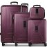  Essentials 14 4-wheel suitcase set + beauty case 4 pcs. with stretch fold Variant aubergine metallic
