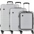  Madrid 4 wheels Suitcase set 3-piece Variant grau