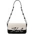  Signature 2.0 Shoulder Bag Genuine Leather 22 cm Variant black-white