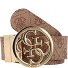 Noelle Reversible belt Leather Variant latte logo | 95 cm Noelle Reversible belt Leather Variant latte logo | 95 cm