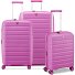  B-Flying Move 4 wheels Suitcase set 3-piece with expansion pleat Variant pink