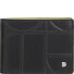  Up! Wallet RFID protection Leather 11 cm Variant black-bright yellow
