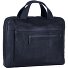  Hague briefcase leather 38 cm laptop compartment Variant blau