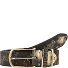 Belt leather Variant schwarz/gold-metallic | 100 cm Belt leather Variant schwarz/gold-metallic | 100 cm