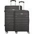 Bergamo 4 wheels Suitcase set 2-piece Variant schwarz Bergamo 4 wheels Suitcase set 2-piece Variant schwarz