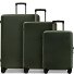  Ultima 4 wheels Suitcase set 3-piece with expansion pleat Variant deep olive