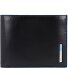  Blue Square Credit card case Genuine Leather 12 cm Variant black