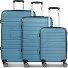  Seattle 4 wheels Suitcase set 3-piece Variant nordic-blue
