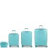  Queens 4 wheels Suitcase set 4-piece Expandable Variant verde menta