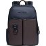  Harper backpack RFID leather 40 cm laptop compartment Variant blue-dark brown