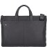  Black Square laptop bag leather 47 cm Variant nero
