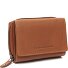  Zelan Wallet RFID protection Genuine Leather 12 cm Variant cognac