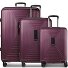  Essentials 14 4 wheels Suitcase set 3-piece Expandable Variant aubergine metallic