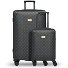Palermo 4 wheels Suitcase set 2-piece Variant black Palermo 4 wheels Suitcase set 2-piece Variant black