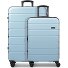  Miami 4 wheels Suitcase set 2-piece with expansion pleat Variant light blue