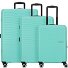  Sunset Hills 4 wheels Suitcase set 3-piece Variant mint green
