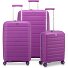  B-Flying Move 4 wheels Suitcase set 3-piece with expansion pleat Variant orchidea