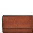  Dallas Wallet RFID protection Genuine Leather 18 cm Variant braun