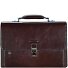  Blue Square Briefcase II leather 40 cm laptop compartment Variant mahagonibraun