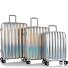  Astro 4 wheels Suitcase set 3-piece Expandable Variant silver