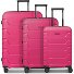 Edition 01 4 wheels Suitcase set 3-piece Expandable Variant pink