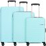 Liftoff 4 wheels Suitcase set 3-piece with expansion pleat Variant summer blue Liftoff 4 wheels Suitcase set 3-piece with expansion pleat Variant summer blue