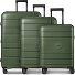  Essentials 11 4 wheels Suitcase set 3-piece Expandable Variant olive