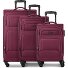  Edition 04 4 wheels Suitcase set 3-piece Expandable Variant burgundy