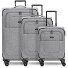  Essentials 12 THREE SET 4 wheels Suitcase set 3-piece with expansion pleat Variant grey2