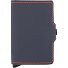 Twinwallet Matte Credit Card Case RFID Leather 6.5 cm Variant night blue - orange Twinwallet Matte Credit Card Case RFID Leather 6.5 cm Variant night blue - orange