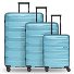 Travel 4-wheel suitcase set, 3-piece, with stretch fold Variant glacier blue metallic Travel 4-wheel suitcase set, 3-piece, with stretch fold Variant glacier blue metallic
