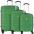 Paradise 4 wheels Suitcase set 3-piece Variant olivegrün Paradise 4 wheels Suitcase set 3-piece Variant olivegrün