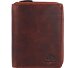  Rugged Wallet RFID protection Genuine Leather 12.5 cm Variant brown