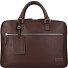  Authentic briefcase leather 40 cm laptop compartment Variant cafe
