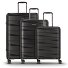 Essentials 10 3-SET 4 wheels Suitcase set 3-piece Variant black-metallic 2 Essentials 10 3-SET 4 wheels Suitcase set 3-piece Variant black-metallic 2