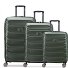  Meteor 4 wheels Suitcase set 3-piece with expansion pleat Variant olive