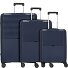  Travel Line 4000 4 Roll Suitcase Set 3pcs. Variant navy