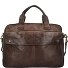  Saddle briefcase leather 41 cm laptop compartment Variant braun