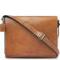  Mark Briefcases Messenger RFID protection Leather 39 cm Laptop compartment Variant light brown