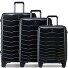  Exo 4 wheels Suitcase set 3-piece Expandable Variant black