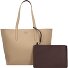 Anna reversible tote bag 34.5 cm Variant viennois puce Anna reversible tote bag 34.5 cm Variant viennois puce