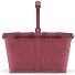 Carrybag shopping bag 48 cm Variant twist maroon