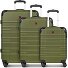  Amplar Evo 4 wheels Suitcase set 3-piece Expandable Variant olive