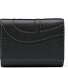  Deborah Wallet Leather 12 cm Variant black