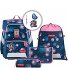  Space School bag set 5-piece Variant Mermaid Delia