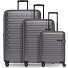  Collection 04 THE THREE SET + 4 wheels Suitcase set 3-piece with expansion pleat Variant anthracite-metallic