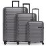  Collection 04 THE THREE SET + 4 wheels Suitcase set 3-piece with expansion pleat Variant anthracite-metallic