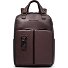  Harper travel backpack leather 42 cm laptop compartment Variant dark brown