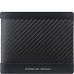 Carbon wallet RFID leather 11 cm Variant black Carbon wallet RFID leather 11 cm Variant black